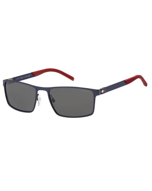 Tommy Hilfiger Солнцезащитные очки TH 1767/S MTT BLUE серые