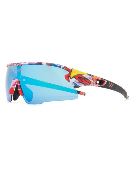 Scvcn Спортивные солнцезащитные очки SC-S2-3LENS голубые