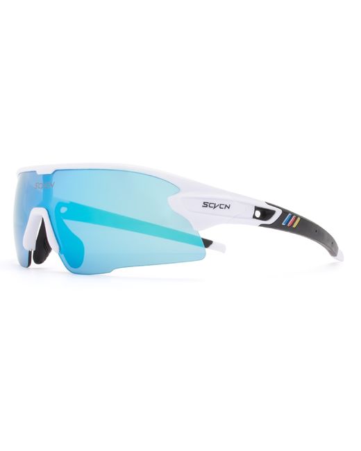 Scvcn Спортивные солнцезащитные очки SC-S2-3LENS голубые