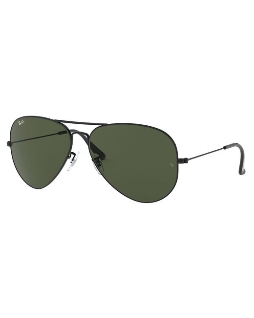 Ray-Ban Солнцезащитные очки унисекс Aviator RB 3026 L2821 62 зеленые