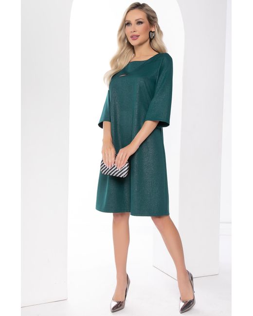 Lt Collection Платье Показ мод зеленое