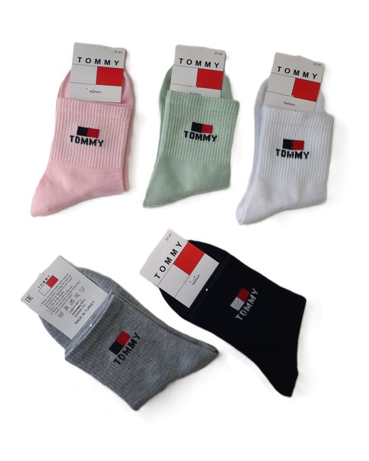 Tommy Hilfiger Комплект носков женских TН1 разноцветных 5 пар