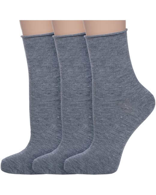 Hobby Line Комплект носков женских 3-1003 серых