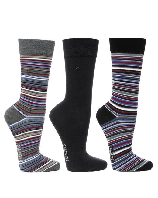Calzetti Комплект носков мужских разноцветных