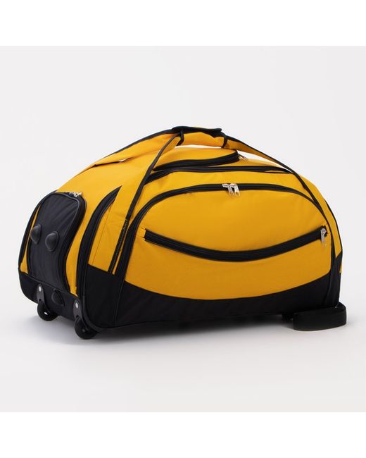 Зфтс Дорожная сумка унисекс желток желтая 80х38х40 см