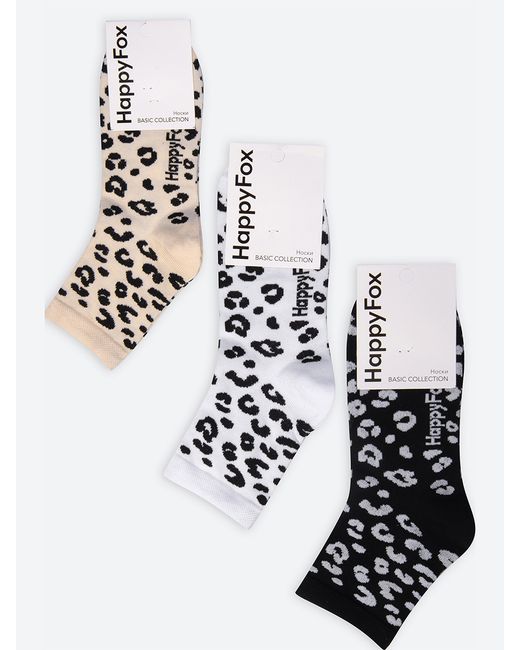 HappyFox Комплект носков женских HFET3002L разноцветных 3 пары
