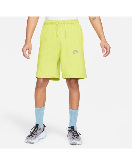 Nike Спортивные шорты Nsw Revival Flc Short C зеленые