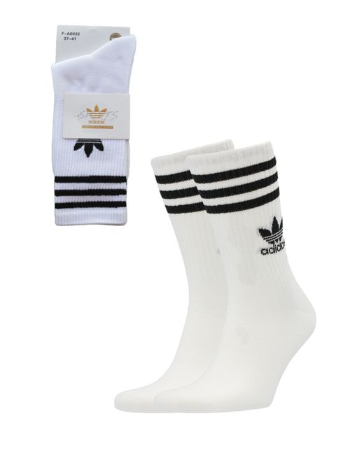 Adidas Комплект носков женских AD-F-A6032-W белых 2 пары