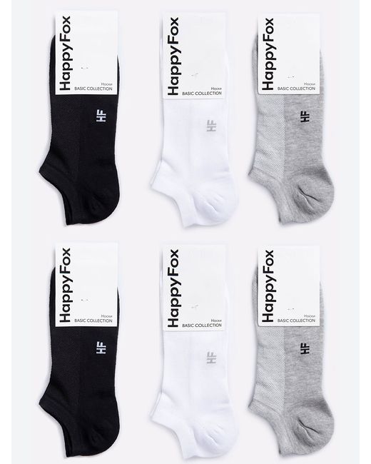 HappyFox Комплект носков мужских HFET6003SNB разноцветных 6 пар