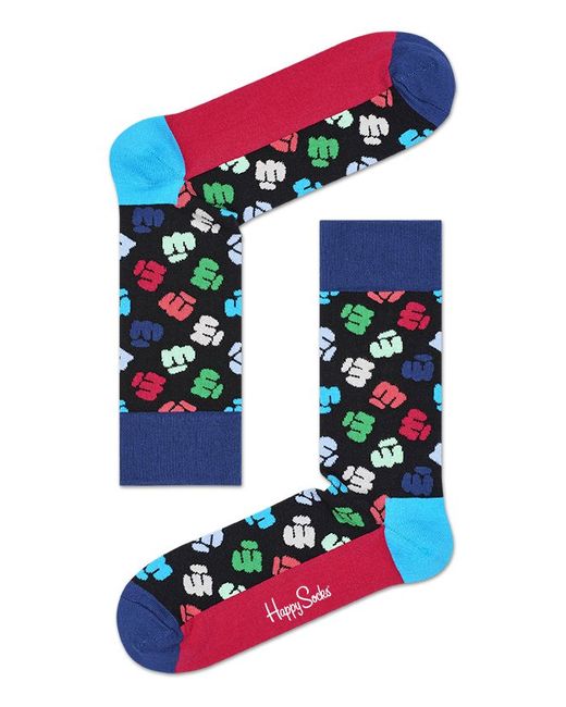 Happy Socks Носки унисекс PewDiePie Sock черные 36-40