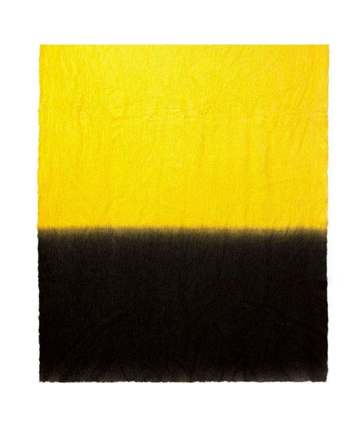 Gianfranco Ferre Палантин 15620 желтый/золотистый/черный 100х200 см