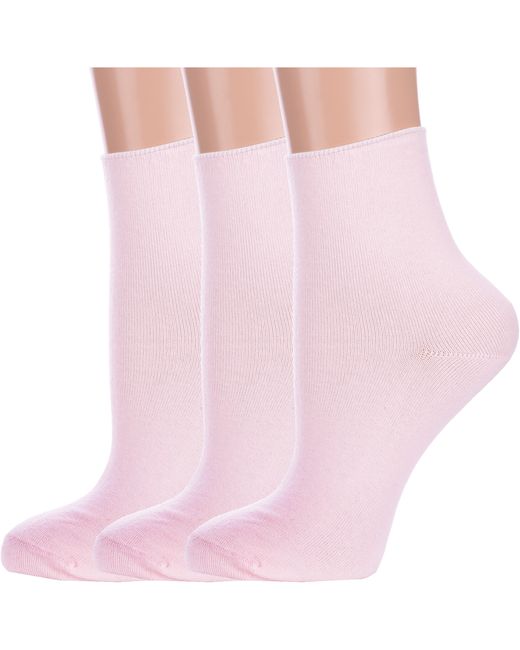 Хох Комплект носков женских 3-G-1423 розовых 23 3 пары