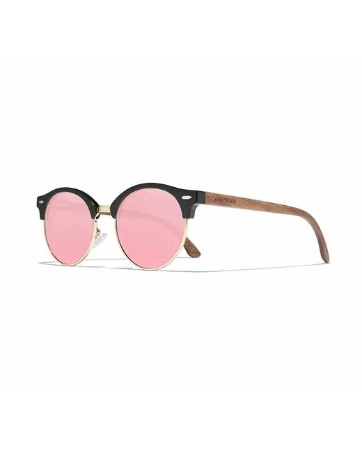 Kingseven Солнцезащитные очки унисекс W-5517 розовые