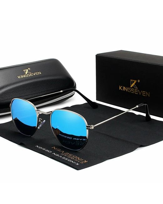 Kingseven Солнцезащитные очки унисекс N7548 синие