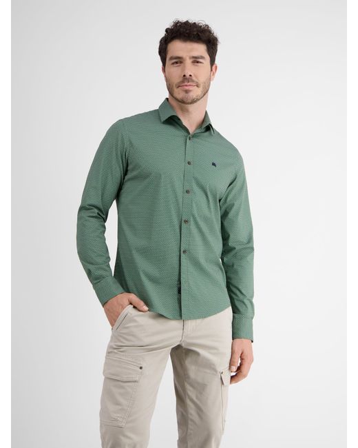 Lerros Рубашка мужская зеленая
