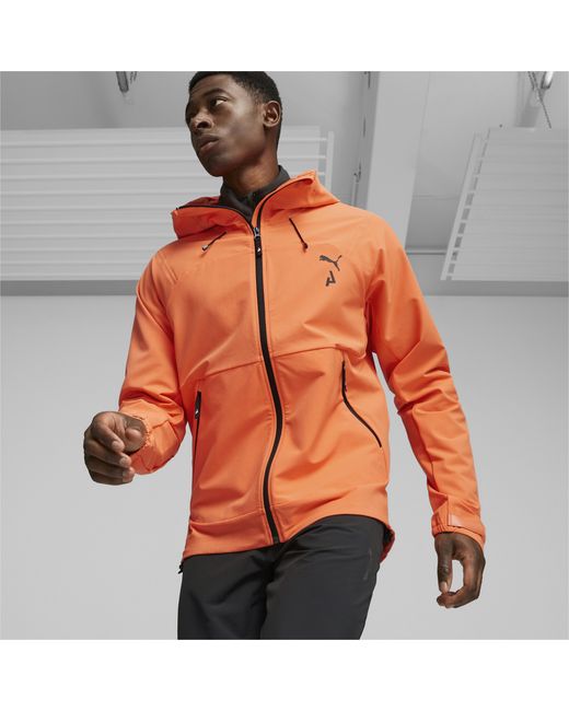 Puma Куртка Seasons Softshell Jacket оранжевая