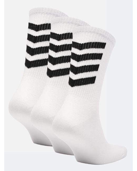 Dzen&Socks Комплект носков унисекс ssp-3-print черных 27-29 3 пары