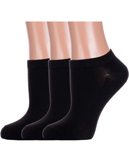 Hobby Line Комплект носков женских 3-Нжу522-1 черных 3 пары