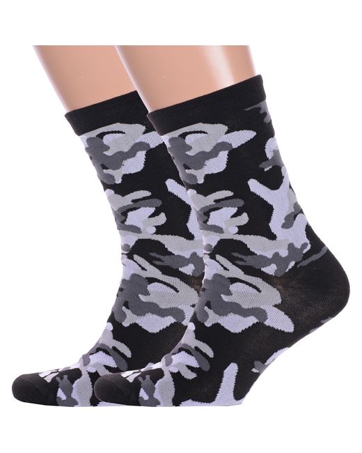 Hobby Line Комплект носков мужских 2-Нм060-3 серых 2 пары