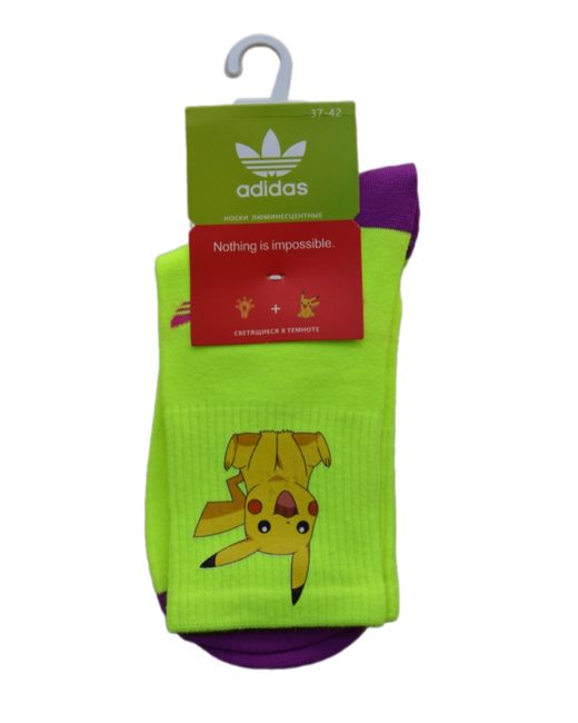 Adidas Носки AD-luminescent-Pokemon желтые