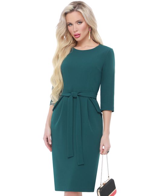 DSTrend Платье Идеальная модель зеленое 50 RU