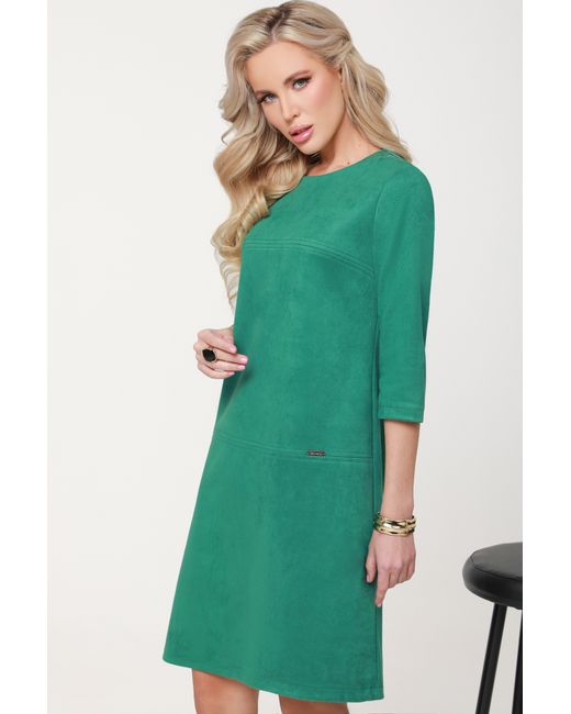 DSTrend Платье Модные веяния зеленое 44 RU