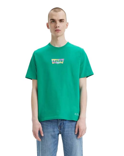 Levi's® Футболка мужская зеленая L