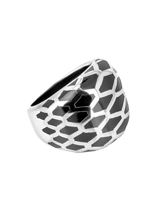 L-Silver Кольцо из серебра р. 169-KORMV01 эмаль