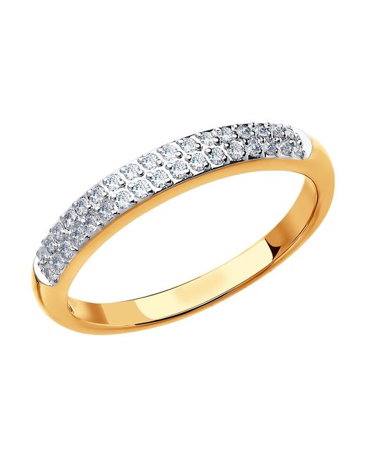 SOKOLOV Diamonds Кольцо из красного золота р. бриллиант