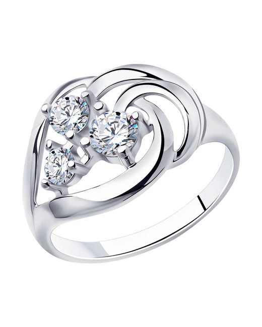 Diamant Кольцо из серебра р. 94-110-00542-1 фианит