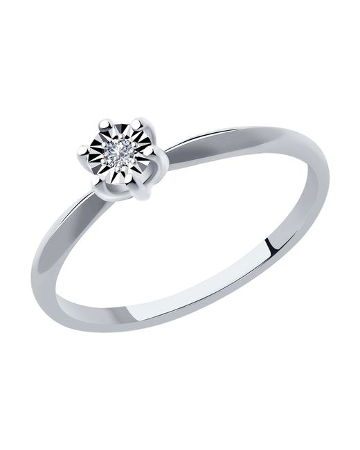 SOKOLOV Diamonds Кольцо помолвочное из белого золота р. 1012098 бриллиант