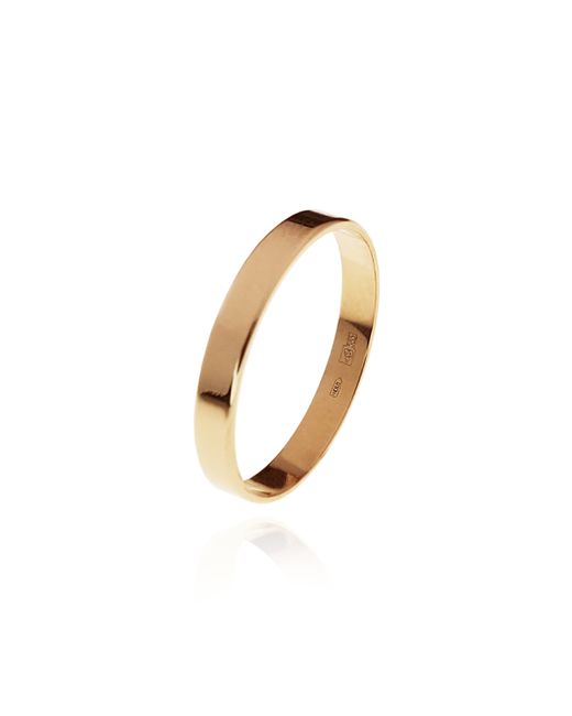 Zoloto.Gold Кольцо обручальное из красного золота р. 175 223000Z