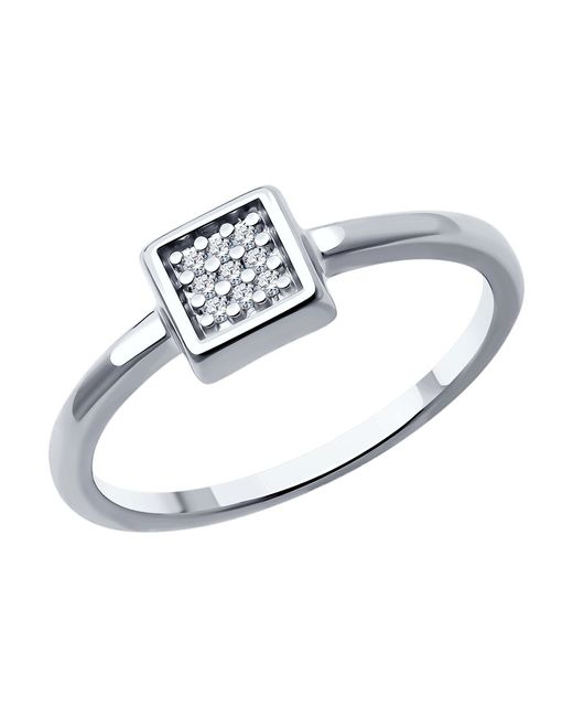 Diamant Кольцо из серебра р. бриллиант