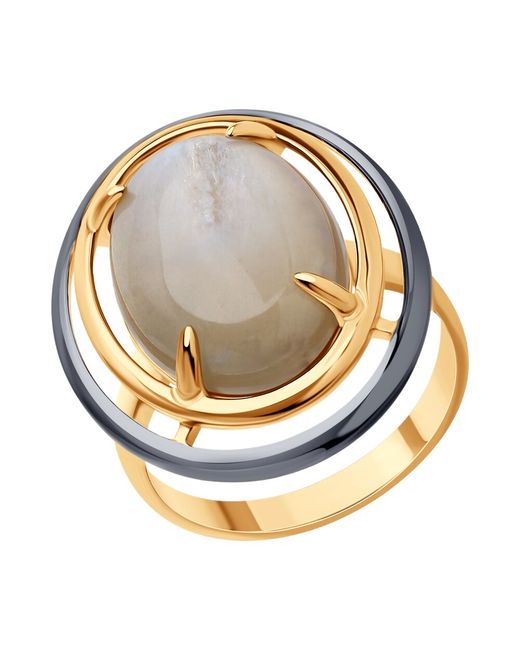 Diamant Кольцо из серебра р. лунный камень