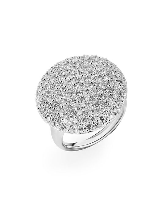 L-Silver Кольцо из серебра р. 122-КО-KFT0016R фианит