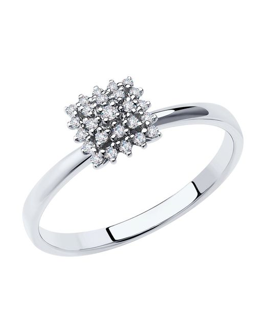 SOKOLOV Diamonds Кольцо из белого золота р. 1012016 бриллиант