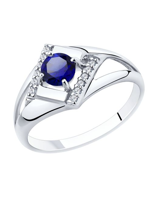 Diamant Кольцо из серебра р. 94-310-00350-1 корунд/фианит