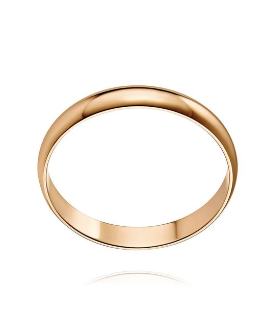 Zoloto.Gold Кольцо обручальное из красного золота р. 1236002-А50-01Z