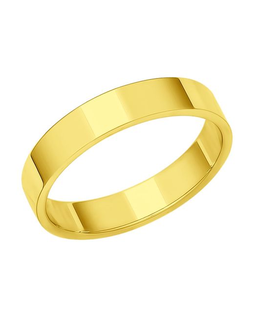 Sokolov Кольцо обручальное из желтого золота р. 110220