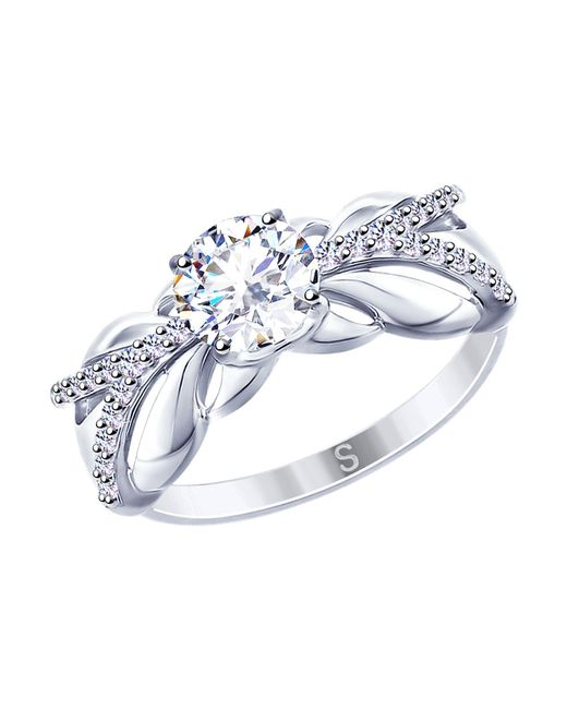 Diamant Кольцо из серебра с фианитом р 94-110-01220-1