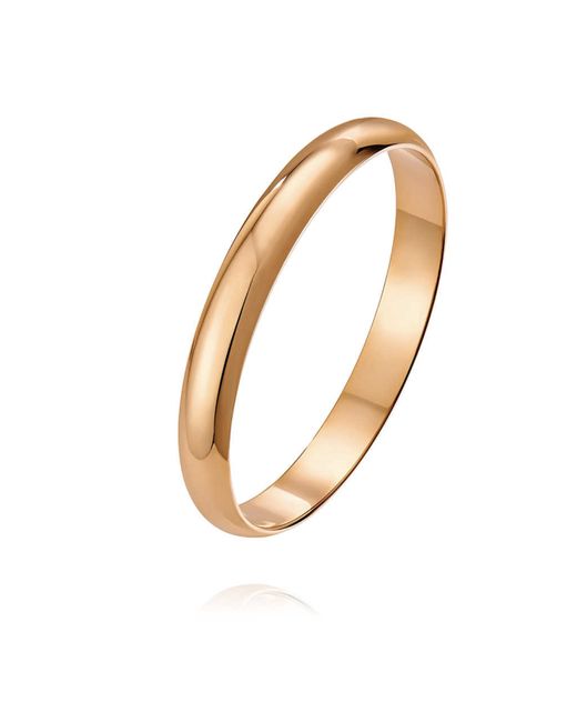 Zoloto.Gold Кольцо обручальное из красного золота р. 1236001-А50-01Z