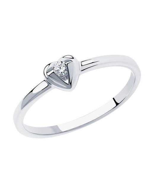 SOKOLOV Diamonds Кольцо из белого золота р. 1011989 бриллиант