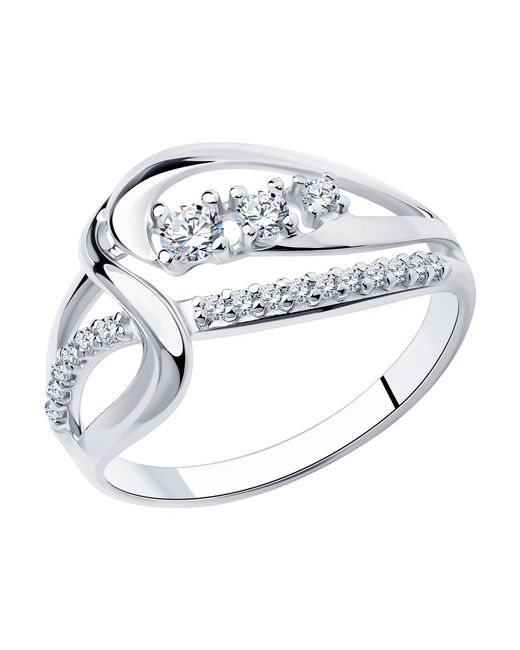 Diamant Кольцо из серебра р. 94-110-00759-1 фианит