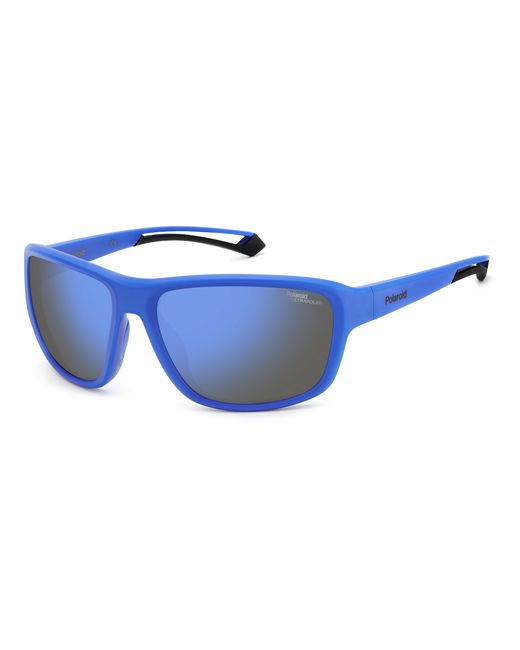 Polaroid Спортивные солнцезащитные очки унисекс PLD 7049/S серые/синие