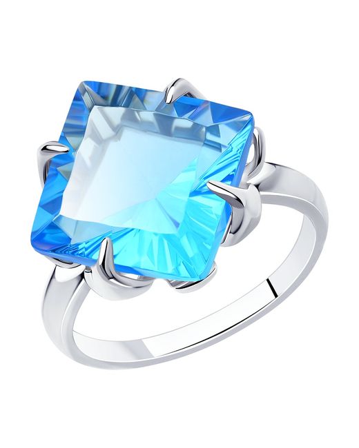 Diamant Кольцо из серебра р. 94-110-01028-1 стекло