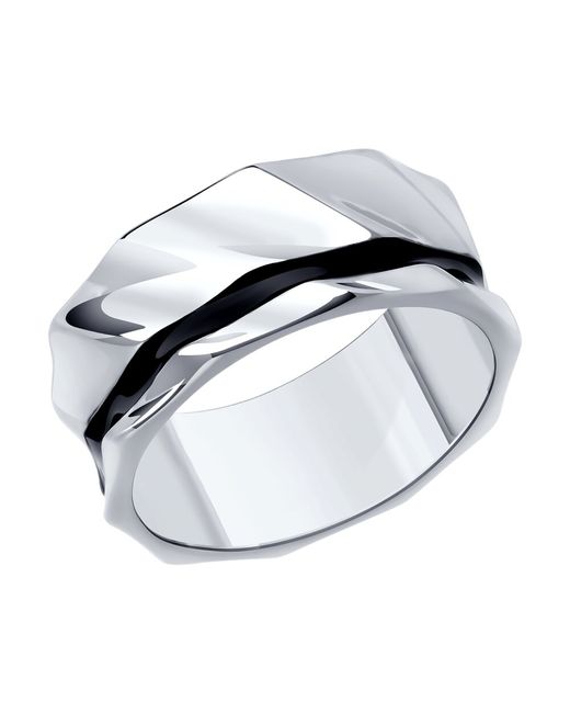 Diamant Кольцо из серебра р. эмаль