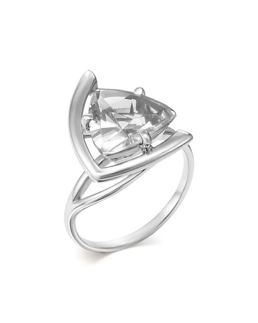 Vg Кольцо из серебра р. 100299-015-0019 горный хрусталь