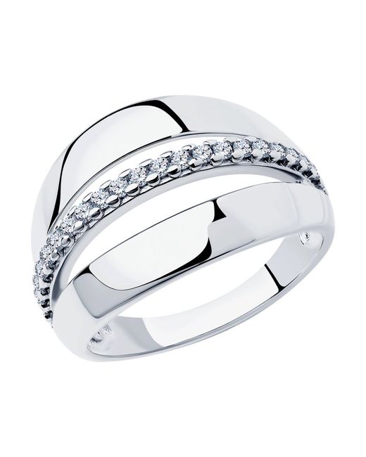 Diamant Кольцо из серебра с фианитами р. 94-110-00997-1