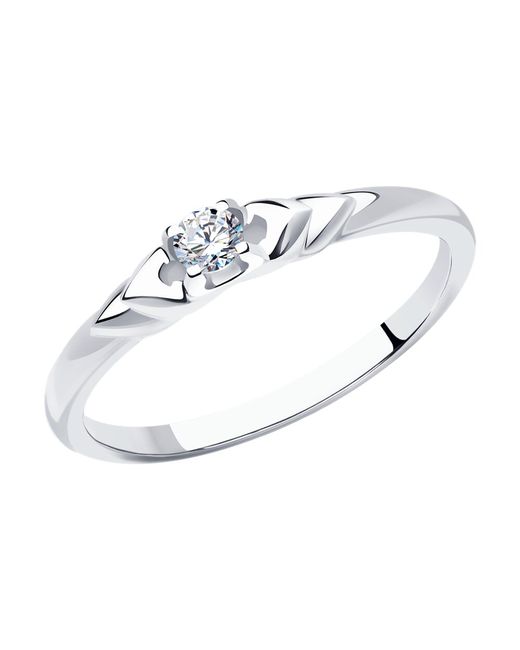 SOKOLOV Diamonds Кольцо помолвочное из белого золота р. бриллиант