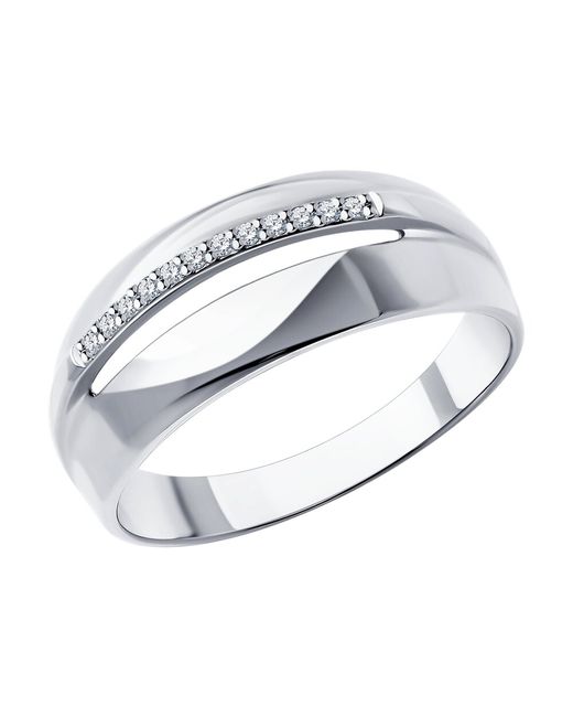 Diamant Кольцо из серебра р. бриллиант